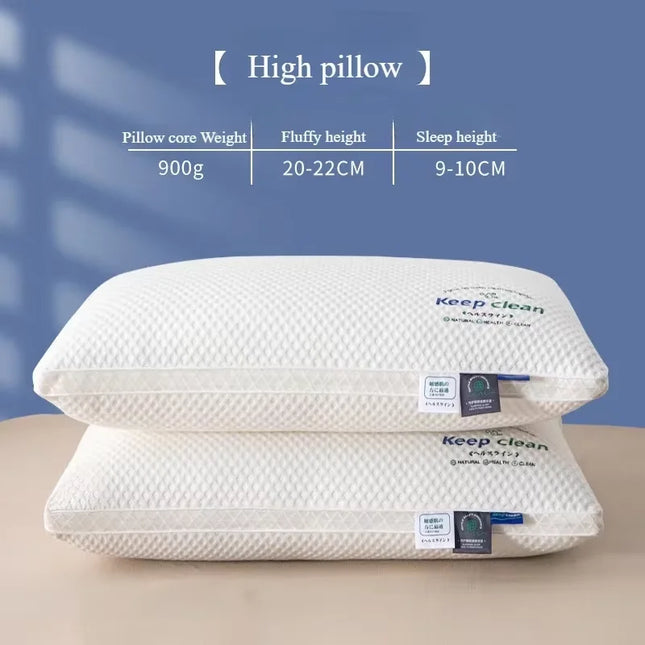 Neck Pillow Help Sleep And Protect The Neck Cervical Orthopedic Household Soybean Fiber SPA Massage Pillow For Sleeping New