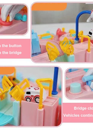 Modello di vagone da corsa Spazio Animali aerospazziali Giocattoli educativi Bambini Treno Pista Avventura Cervello Gioco interattivo meccanico - riparo82