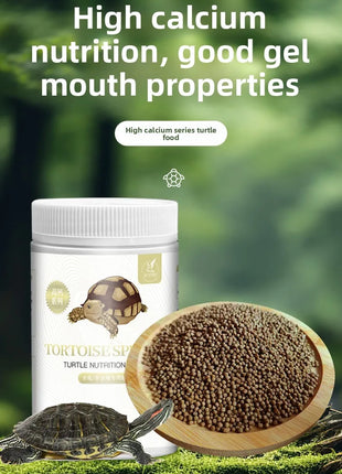 AC-Fish Turtle Food-High Calcium&Protein Formula for Pet Turtles (Red-Eared Slider,Snapping,Box Turtle)-Aquatic&Land Turtle Diet - Riparo82