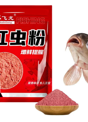 Flavours Boillie additive Fishmeal Fish Buster Carp Killer Fishing Bloodworm Powder Red worm Fishing Attractant Bait - Riparo82