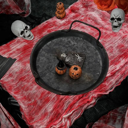 55*200cm Halloween Blood Gauze Window Doorways Wall Decoration Blood Creepy Cloth Haunted House Home Party Scary Scene Props