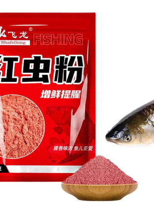 Flavours Boillie additive Fishmeal Fish Buster Carp Killer Fishing Bloodworm Powder Red worm Fishing Attractant Bait - Riparo82