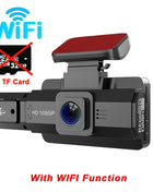3 Inch Dash Cam For Cars 1080P Inside Video Recorder Car WIFI Camera for Vehicle Night Vision Car DVR Black Box Car Assecories - Riparo82