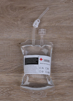 350ml reusable blood energy drink bag PVC material Halloween vampire bag props simulation blood bag Halloween party scary props - Riparo82