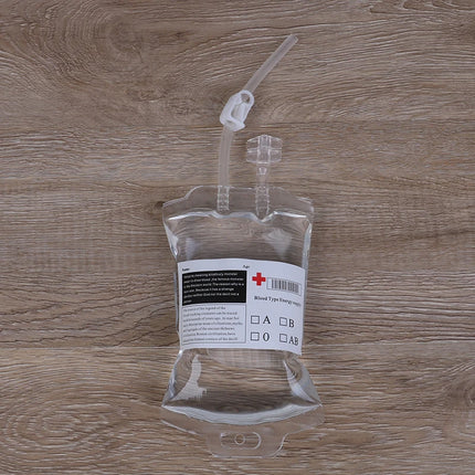350ml reusable blood energy drink bag PVC material Halloween vampire bag props simulation blood bag Halloween party scary props