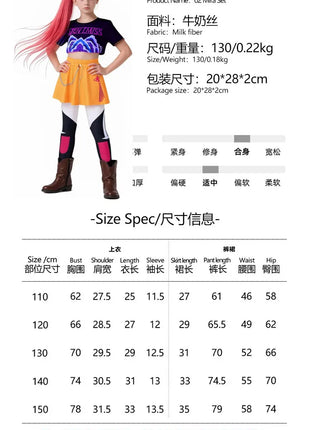 Anime Movie KPOP Demon Hunters Zoey Rumi Mira Costume Cosplay Halloween Carnevale Festa Gioco di ruolo Uniforme Prop