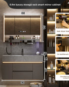 Lavabo integrato Rock Plate, lavabo da bagno, lavabo, combinazione di mobili da bagno, dimensioni multiple disponibili