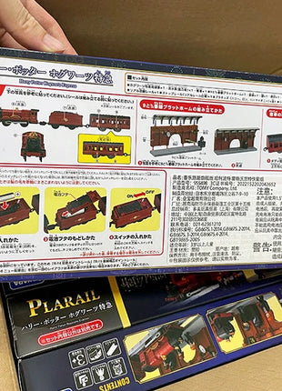 Originale Takara Tomy Tomica Auto Plarail Harry Potter Hogwarts Express Set Modello di veicolo Giocattoli per ragazzi Collezione Regalo di compleanno - riparo82