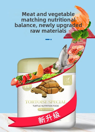 AC-Fish Turtle Food-High Calcium&Protein Formula for Pet Turtles (Red-Eared Slider,Snapping,Box Turtle)-Aquatic&Land Turtle Diet - Riparo82