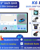 11.5 inch Car Radio GPS Androidauto Carplay For Tesla style For Nissan Hyundai KIA Toyota Honda Multimedia Player For 9/10 inch - Riparo82