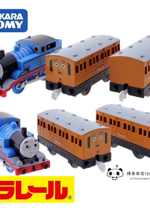 TAKARA TOMY modello giocattolo pista elettrica Thomas Train Annie e Clarabelle Carriage TS-01 Giocattolo per ragazzo, regalo di compleanno per le vacanze dei bambini - riparo82