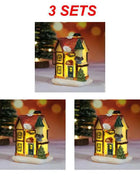 Christmas Light House Village decorazioni natalizie per la casa regali di Natale ornamenti natalizi capodanno 2024 Natale Navidad Noel