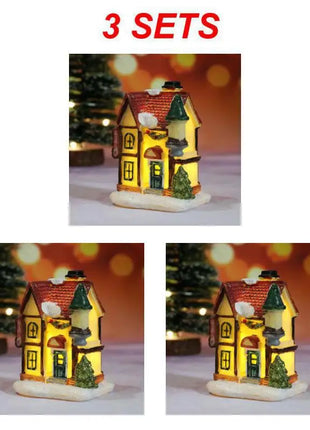 Christmas Light House Village decorazioni natalizie per la casa regali di Natale ornamenti natalizi capodanno 2024 Natale Navidad Noel