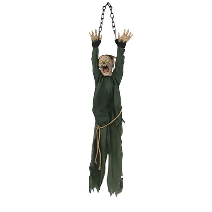 Halloween Creative Hanging Mummy Decoration Horror Skull Ornaments Spooky For Outdoor Yard Haunted House Party Prop