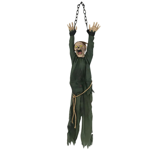 Halloween Creative Hanging Mummy Decoration Horror Skull Ornaments Spooky For Outdoor Yard Haunted House Party Prop