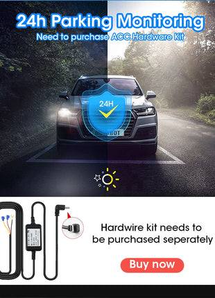 11.26 inch Dash Cam Car DVR 4K Camera Wireless Carplay Android Auto Touch Screen Dual Len Video Recorder Dashboard BT FM AUX GPS - Riparo82