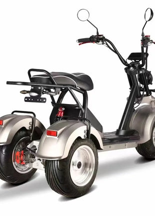 Clark is hot selling 10 Inch Fat Tire Trike Electric Vehicles Three Wheel Electric Scooter Citycoco 2000W 3 Wheels Electrical Mo - Riparo82