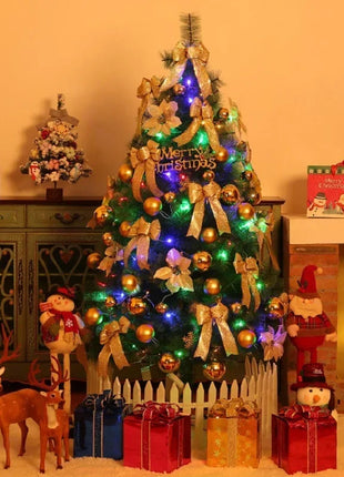 Albero di Natale artificiale Aghi di pino Materiale di crittografia Albero di Natale di alta qualità da 120 cm a 210 cm Decorazione domestica di Natale