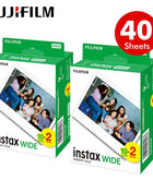 10-100 fogli Fujifilm Fuji Instax carta con bordo bianco a pellicola larga da 5 pollici per fotocamera istantanea Fuji 300/200/210/100/500AF carta fotografica