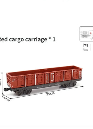 Locomotiva ferroviaria classica Accessori per treni a vapore retrò Carrozza Paletta Pista del treno Giocattoli per bambini per ragazzo - riparo82