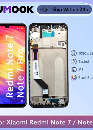 Display LCD Per Xiaomi Redmi Nota 7 Nota 7 Pro Display LCD Touch Screen Digitizer Assembly M1901F7G M1901F7S Parti di Riparazione - riparo82