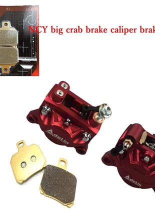 Pastiglie freno sinterizzate in metallo rame ad alte prestazioni per moto per pinza freno di montaggio Adelin/Rpm/Frando/Brembo 82/84/40/100mm