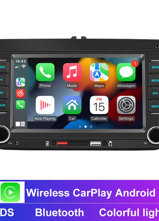2 Din Car Radio Android 13 Car Multimedia Player GPS WiFi Carplay For Volkswagen Skoda Octavia golf 5 6 touran passat polo Jetta - Riparo82