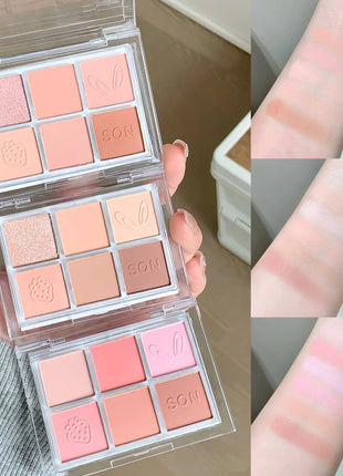 SHAQINUO Six-Color Eyeshadow Palette Matte Earth Colors Brightening Silkworm Pearl Beginner Eyeshadow Comprehensive Palette - Riparo82