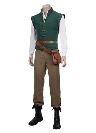 Flynn Rider Tangled Rapunzel Costume Cosplay Carnevale per adulti Uniforme Halloween Anime Costumi di Halloween