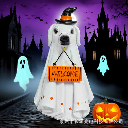 Halloween Ghost Pumpkin Decoration Halloween Party Tabletop Ornament Home Scene Prop Festive Seasonal Decor For Kids Adults
