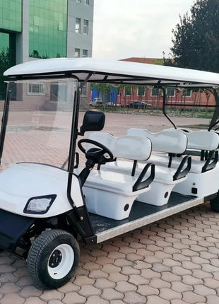 Electric Golf Cart 48V 60v 72v 4kw Electric Vehicles Golf Carts for Adults 8 Seat with Folding Seat Buggy Car - Riparo82