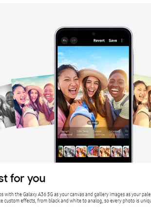 Samsung galaxy a36 5g - 8gb + 128gb 50mp fotocamera 6.7" schermo Samsung portafoglio sottile vetro posteriore batteria 5000mah IP67