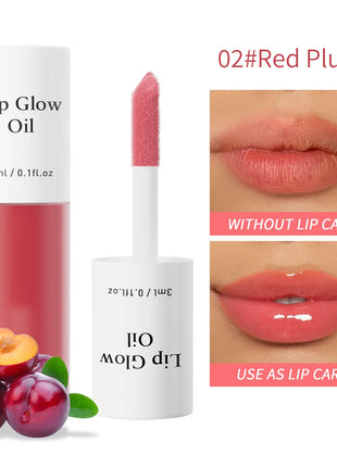 Lip Glaze Lip Oil Moisturizing Shiny Lipgloss Long lasting Makeup Lip Tint Lips Moisturizer Jelly Lipstick Oil Moisturizing Balm - Riparo82