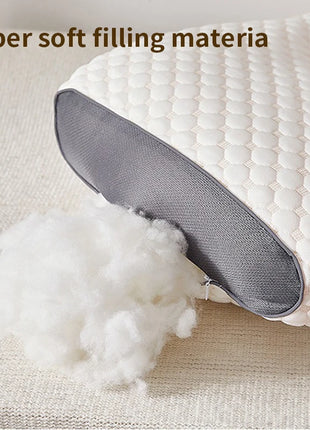 Neck Pillow Help Sleep And Protect The Neck Cervical Orthopedic Household Soybean Fiber SPA Massage Pillow For Sleeping New - Riparo82