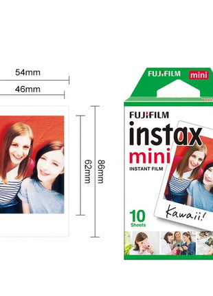 Fujifilm Instax Mini Pellicola Bordo Bianco 10 20 40 60 80 100 Fogli Per FUJI Macchina Fotografica Istantanea Mini 12/11 Mini 9 8 7s 70 EVO Link