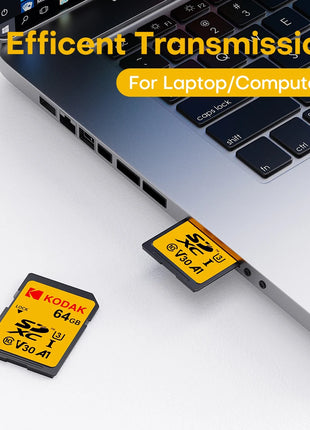 KODAK microsd 256gb Scheda SD Ad Alta velocità C10 U3 32GB 64GB 128GB carte Scheda di Memoria sd USH-1 SDXC Flash chiavetta USB sdcards Per La Macchina Fotografica