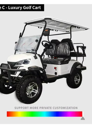 Affordable 2 4 6 Seater Chinese Electric Golf Cart Car For Sale 72V Lithium Custom Comfortable 4 Seats Electric Golf Carts - Riparo82