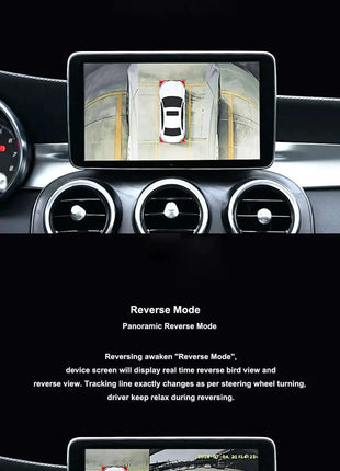 For Mazda 3 Axela 360 Panoramic System For Mazda CX-9 CX-5 CX-4 CX-7 Original Car Screen Upgrade 3D 1080P 360 Recording Cameras - Riparo82