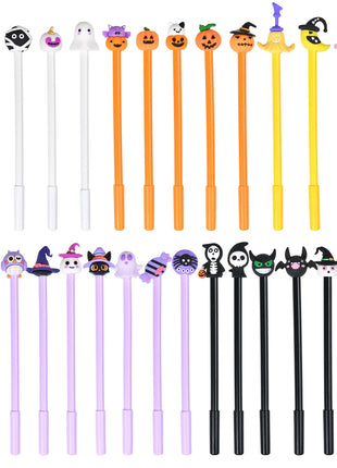 10-50Pcs Cartoon Neutral Pen Halloween Gift Student Prize Writing Tool Water-based Pen Cute Styling Sign pen - Riparo82