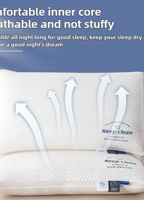 Neck Pillow Help Sleep And Protect The Neck Cervical Orthopedic Household Soybean Fiber SPA Massage Pillow For Sleeping New - Riparo82