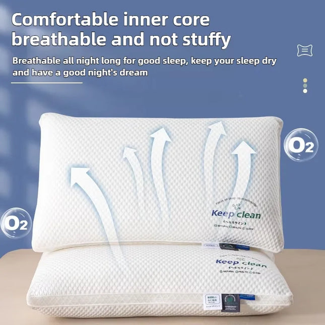 Neck Pillow Help Sleep And Protect The Neck Cervical Orthopedic Household Soybean Fiber SPA Massage Pillow For Sleeping New