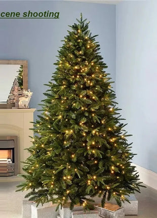 Albero di Natale artificiale PE misto crittografato con luci a LED Albero di Natale di alta qualità 1,2 m-1,8 m Decorazioni natalizie per Capodanno