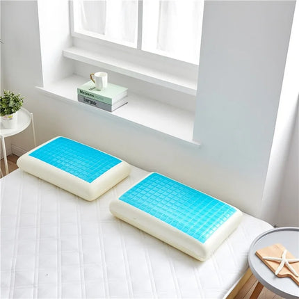Memory Foam Pillow Long Lasting Comfort Premium Gel Cooling Pillow Cool Pillows for Sleeping Gel Pillow Pillows Memory Foam