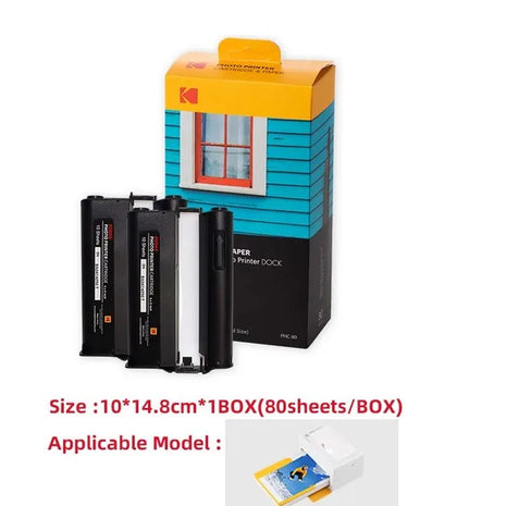 Carta fotografica originale Kodak per stampante fotografica mobile Minishot C210R /C300R/PD460 Nastro speciale Carta fotografica per stampante da 2/3/4 pollici