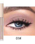 Nude Matte Liquid Eyeshadow Smooth Cream Eye Shadow Long Lasting Waterproof Eye shdaow Stick Blush Dual Purpose Contour Makeup - Riparo82