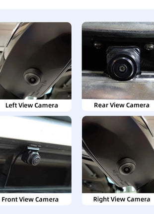 360 Cameras Car Panoramic Camera 1080P AHD Front /Rear /Left /Right Rear View Cameras System for Android Auto Radio Night Vision - Riparo82