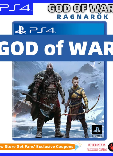 PS4 Nuovo CD di gioco God of War Ragnarök Sony Playstation 4 Disco di carte da gioco Playstation4 PS4 God of War Ragnarök
