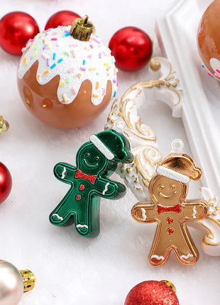 Nuovi 42 set di decorazioni natalizie Palline verniciate elettrolitiche, palline di plastica, decorazioni per finestre, pendenti per albero di Natale - riparo82