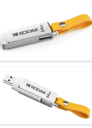 KODAK USB 3.1 Metal USB Flash Drive 64GB 128GB 256GB Pen Drive personalità creativa Car Music Gift PenDrive USB ad alta velocità