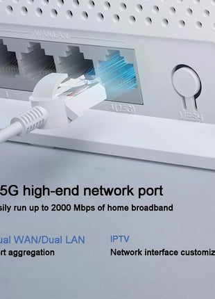 XIAOMI Router BE5000 WiFi 7 5011Mbps 2.4G/2.5GHz Network Port 512MB Memory Dual Broadband Access Network Security Protection CN - Riparo82